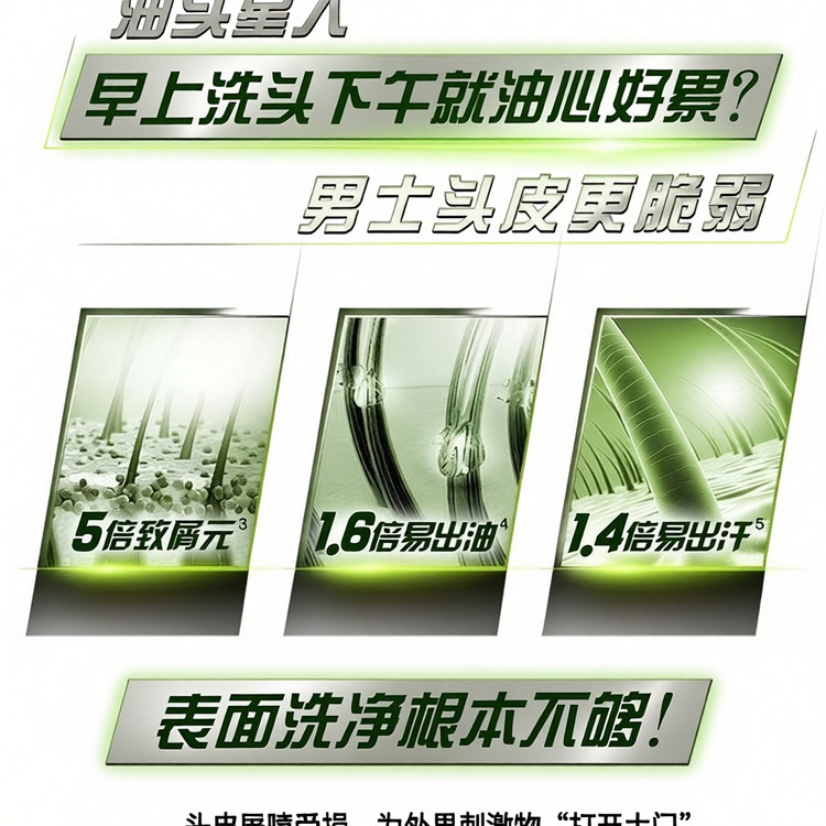 清扬多效水润养护型洗发水滋养修护清洁保湿舒缓护发去屑